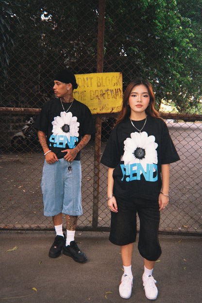 M!DDLE Tee Black (BOXY)