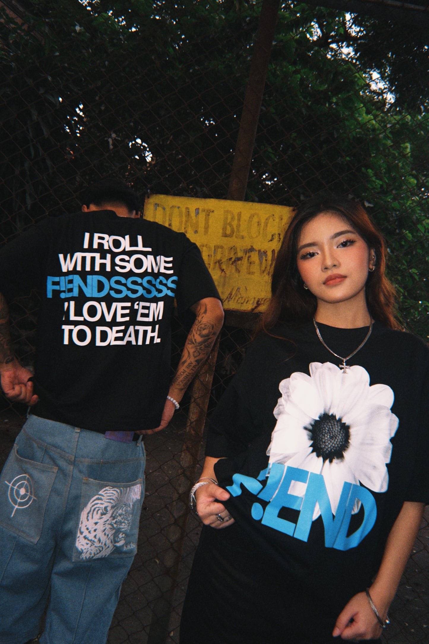M!DDLE Tee Black (BOXY)