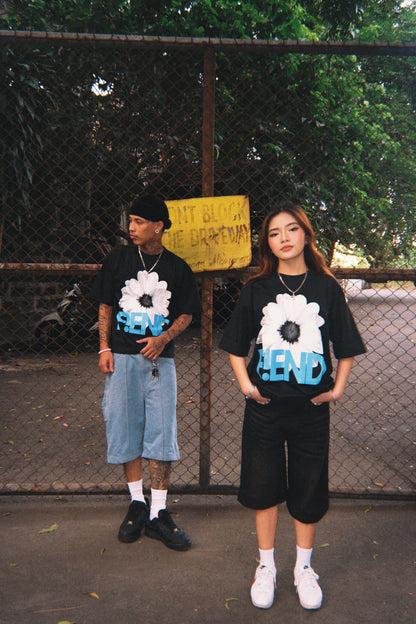 M!DDLE Tee Black (BOXY)