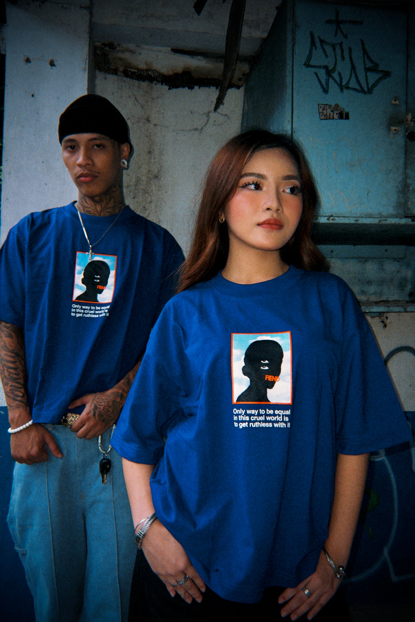 Reminder Tee Blue (BOXY)