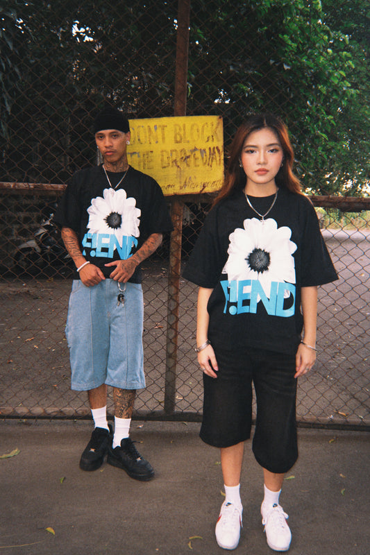 M!DDLE Tee Black (BOXY)